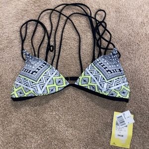 Rip curl bathing suit top new with tags